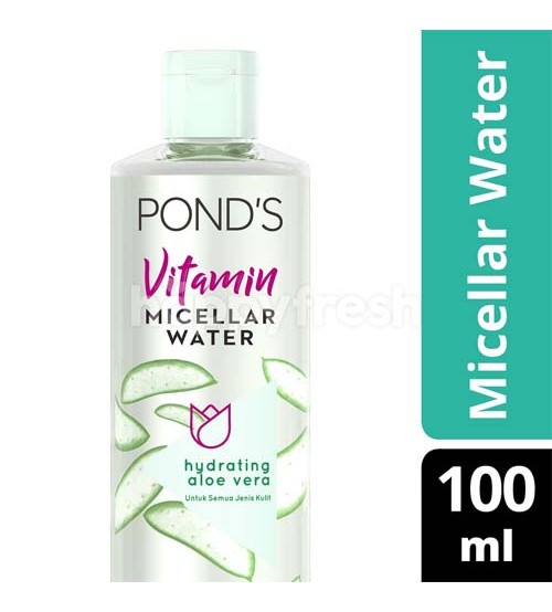 Ponds Vitamin Micellar Water Hydrating Aloe Vera 100ml
